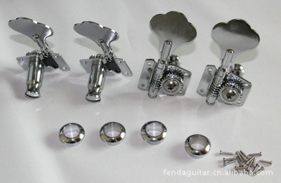 【貝司花形柄弦軸BASS鉻色開放式調弦器琴頭鈕4個一套】價格,廠家,圖片,樂器配件,惠州市惠陽區(qū)秋長倍音五金電子加工部-